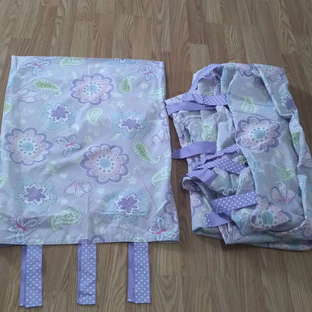 Pottery Barn Kids full/queen duvet cover & 1 pillow sham purple